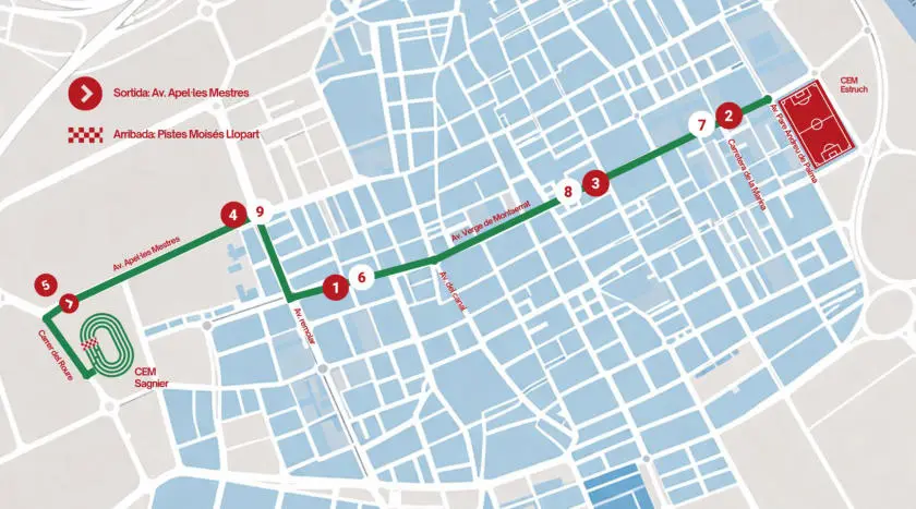Cursa Delta Prat 2026: recorrido